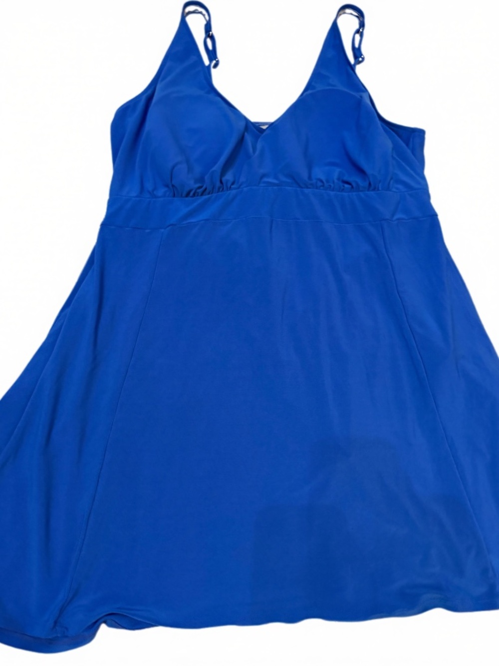 American Beach X Maurices Blue Plus Size 2X Swim Dress One Piece Swimsuit